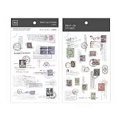 【Print-On Stickers 轉印貼紙】no.236-時光集郵 | 復古系列