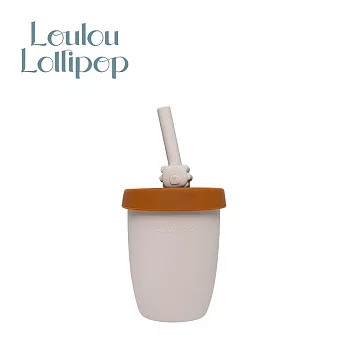 Loulou Lollipop 加拿大 動物造型 兒童矽膠吸管杯 - 勇敢萊恩