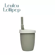 Loulou Lollipop 加拿大 動物造型 兒童矽膠吸管杯 - 微笑鱷魚