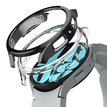 Rearth Ringke 三星 Galaxy Watch 6 (40mm) 手錶輕薄保護套 1透1亮灰
