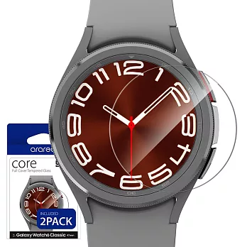 Araree 三星 Galaxy Watch 6 Classic 強化玻璃保護貼(2片裝) 47mm