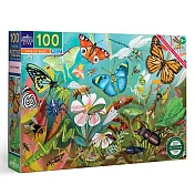 eeBoo 拼圖 - Love of Bugs 100 Piece Puzzle 昆蟲之愛 (100片)