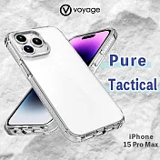 VOYAGE 超軍規防摔保護殼-Pure Tactical 白-iPhone 15 Pro Max (6.7＂)