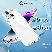 VOYAGE 超軍規防摔保護殼-Pure Clear 純淨-iPhone 15(6.1＂)