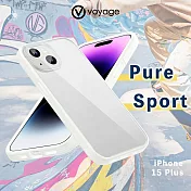 VOYAGE 超軍規防摔保護殼-Pure Sport 純白-iPhone 15 Plus (6.7＂)
