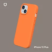 犀牛盾 iPhone 15 Plus (6.7吋) SolidSuit 防摔背蓋手機保護殼- 螢光橘