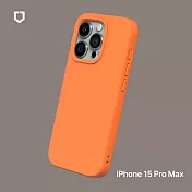 犀牛盾 iPhone 15 Pro Max (6.7吋) SolidSuit 經典防摔背蓋手機保護殼 - 螢光橘
