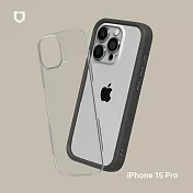 犀牛盾 iPhone 15 Pro (6.1吋) Mod NX 邊框背蓋兩用手機保護殼- 泥灰