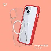 犀牛盾 iPhone 15 (6.1吋) Mod NX(MagSafe兼容) 邊框背蓋兩用手機保護殼 - 紅