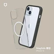犀牛盾 iPhone 15 (6.1吋) Mod NX(MagSafe兼容) 邊框背蓋兩用手機保護殼 - 泥灰