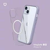 犀牛盾 iPhone 15 (6.1吋) Mod NX(MagSafe兼容) 邊框背蓋兩用手機保護殼 - 薰衣紫