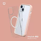 犀牛盾 iPhone 15 Plus (6.7吋) Mod NX(MagSafe兼容) 邊框背蓋兩用手機保護殼 - 櫻花粉