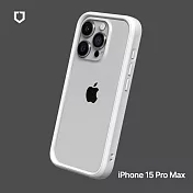 犀牛盾 iPhone 15 Pro Max (6.7吋) CrashGuard 防摔邊框手機保護殼 - 白