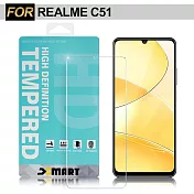 Xmart for Realme C51 薄型9H玻璃保護貼-非滿版