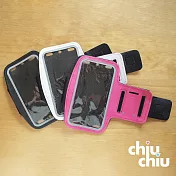 【CHIUCHIU】Apple iPhone 15 Plus/15 Pro Max (6.7吋)時尚輕薄簡約運動臂套 (時尚黑)