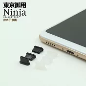 【東京御用Ninja】Apple iPhone 15/15 Pro(2023年版)專用USB Type-C傳輸底塞(3入裝) (透明)