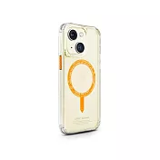 Skinarma iPhone 15 Saido UV檢測磁吸防摔手機殼 附扣具 橘色
