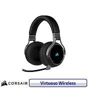 CORSAIR 海盜船 VIRTUOSO RGB WIRELESS SE 無線電競耳機麥克風 黑色