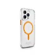 Skinarma iPhone 15 Pro Max Saido UV檢測磁吸防摔手機殼 附扣具 橘色