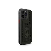Skinarma iPhone 15 Pro Max Spunk 磁吸充電支架防摔手機殼 灰綠
