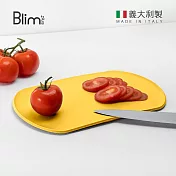 【義大利Blim Plus】SKATEBOARD 防滑抗菌砧板- 陽光黃