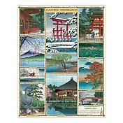 美國 Cavallini & Co. 1000片拼圖  日本板畫