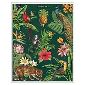 美國 Cavallini & Co. 1000片拼圖  熱帶雨林