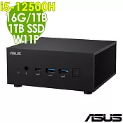 ASUS 華碩 PN64-S5166AV 12代i5雙碟商用迷你電腦(i5-12500H/16G/1TB+1TSSD/W11P)