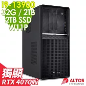 Acer P130F9 商用工作站 i9-13900/32G/2TSSD+2TB/RTX4070TI/500W/W11P
