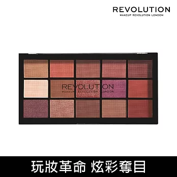 【MAKEUP REVOLUTION】玩妝革命15色眼影盤16.5g(古典薔薇)
