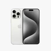 Apple iPhone 15 Pro 128G 6.1吋智慧手機 贈保貼+殼 廠商直送- 白色鈦金屬