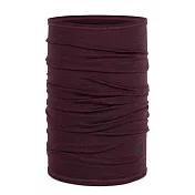 【BUFF西班牙】舒適素面 125 gsm美麗諾羊毛頭巾- 深紅石榴