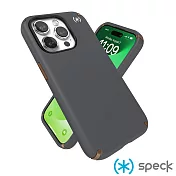 Speck iPhone 15 Pro (6.1吋) Presidio2 Pro MagSafe 磁吸柔觸感防摔殼-炭灰色