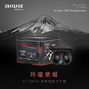AIWA 愛華 輕巧型真無線藍牙耳機 AT-X80W