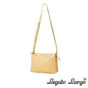 Legato Largo Lusso 輕量三層式收納斜背小包- 黃色’