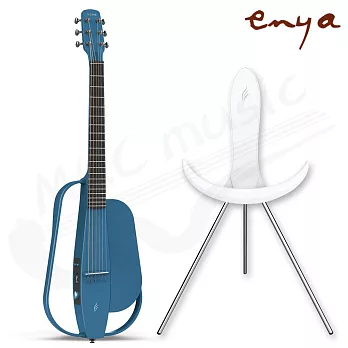ENYA NEXG 恩雅 智能吉他 附音響功能 (含充電吉他架) 藍色