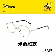 JINS 迪士尼米奇米妮系列第二彈-米奇款式眼鏡(UMF-23A-114)  金色