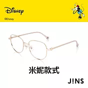 JINS 迪士尼米奇米妮系列第二彈-米妮款式眼鏡(LMF-23A-115) 金色
