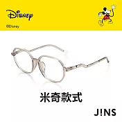 JINS 迪士尼米奇米妮系列第二彈-米奇款式眼鏡(URF-23A-117) 透明淺棕
