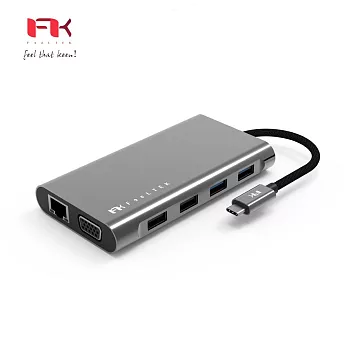 Feeltek Mega-Dock 11合1 USB-C 多功能集線器