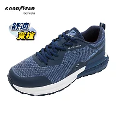 【Goodyear 固特異】風馳 4E寬楦緩震運動鞋 /GAMR33226 JP26.5 藍