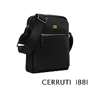 【Cerruti 1881】限量2折 義大利頂級側背包肩背包 全新專櫃展示品(黑色 CEBO06385N)