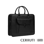 【Cerruti 1881】限量2折 義大利頂級小牛皮公事包/斜背包 全新專櫃展示品(CECA06175M)