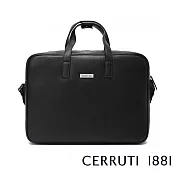 【Cerruti 1881】限量2折 義大利頂級小牛皮公事包/斜背包 全新專櫃展示品(CECA06035M)
