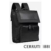 【Cerruti 1881】限量2折 義大利頂級後背包 全新專櫃展示品(黑色 CEZA06276N)