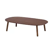 【MUJI 無印良品】木製橢圓矮桌/相思木/寬140