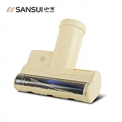【SANSUI 山水】無線輕量型吸塵器專用除蟎刷(SVC-003)櫻草淡黃 米黃