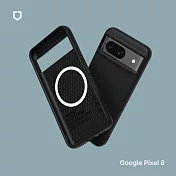 犀牛盾 Google Pixel 8 SolidSuit (MagSafe 兼容) 防摔背蓋手機保護殼 - 經典黑