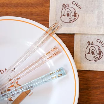 迪士尼 奇奇蒂蒂 水晶筷子 3雙組合 環保餐具