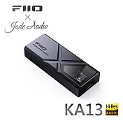 FiiO X Jade Audio KA13隨身型平衡解碼耳機轉換器-午夜黑款